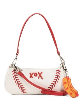 Betsey Johnson Baseball Crossbody Handbag